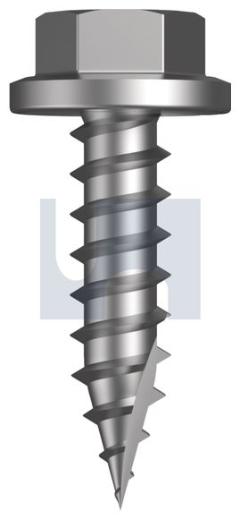 SCREW T17 HEX BARE SS316 14-10 X 25